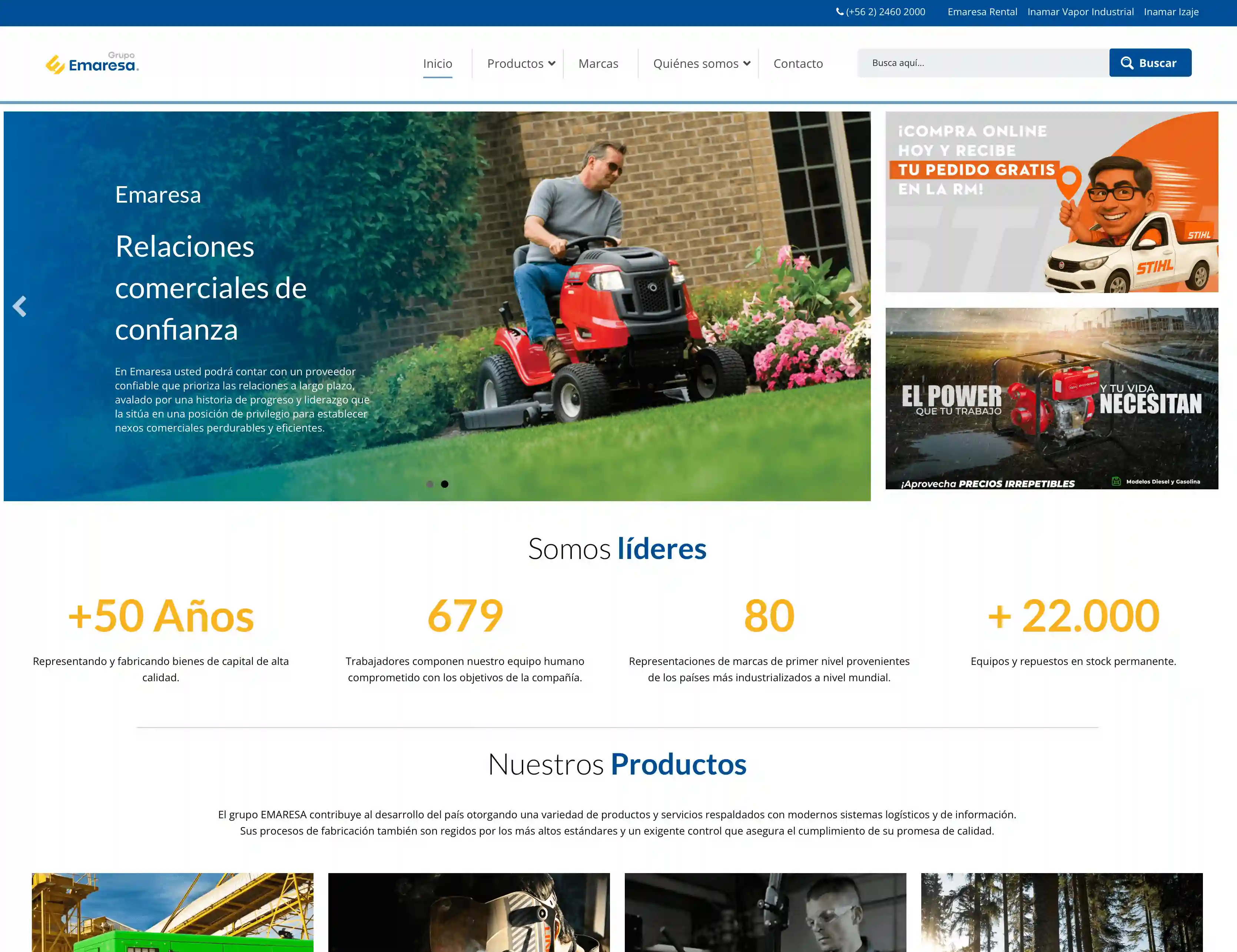 Emaresa Chile - Corporate Website