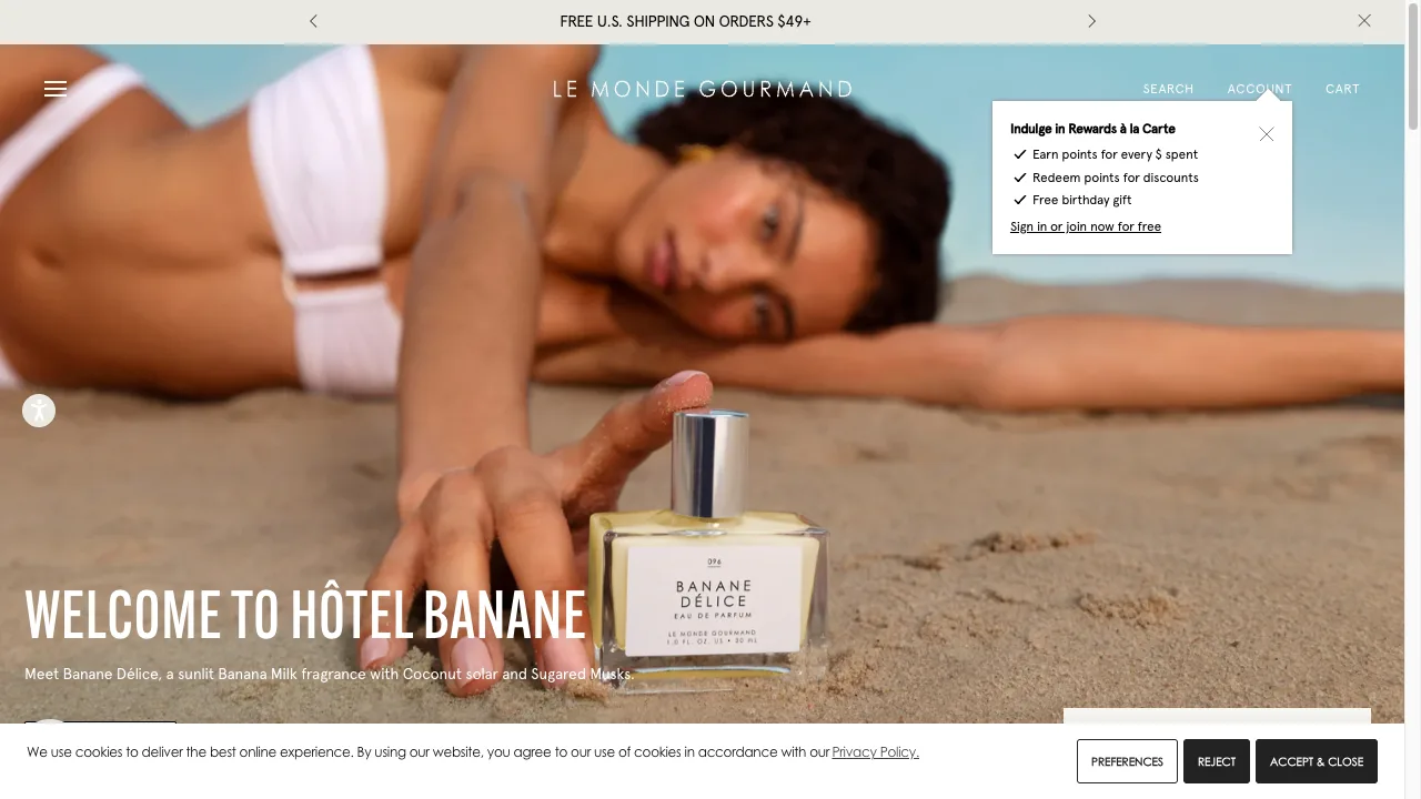 Auditoría Shopify de Le Monde Gourmand / Gourmand Beauty